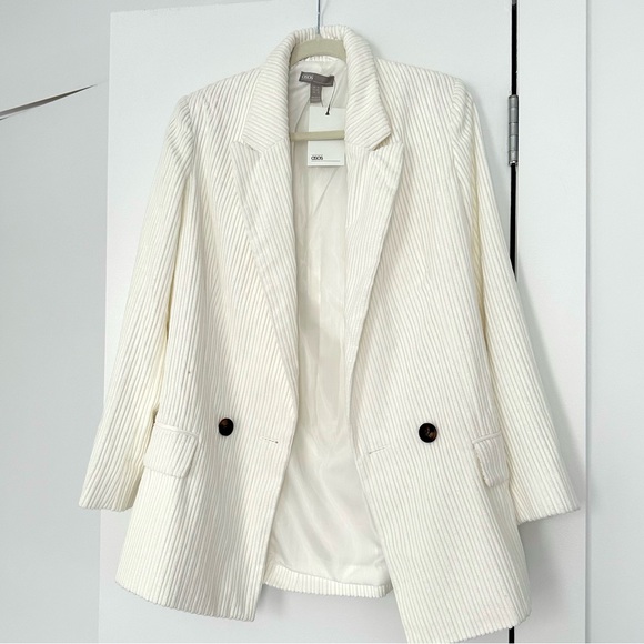 ASOS white corduroy blazer | NWT - Picture 1 of 5